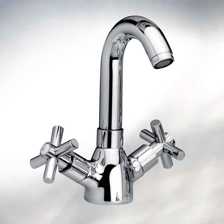 Grifo Lavabo Bimando Caño Alto Marte