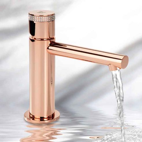 Grifo de Lavabo, Monomando Delta Cil F3 MR Oro Rosa