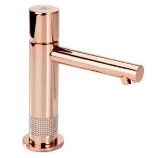 Grifo de Lavabo, Monomando Delta Cil F8 MR Oro Rosa