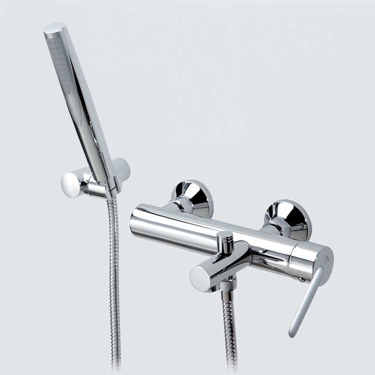 Grifo de Baño Monomando con Accesorios de Ducha, Delta 07 MR, Cromo