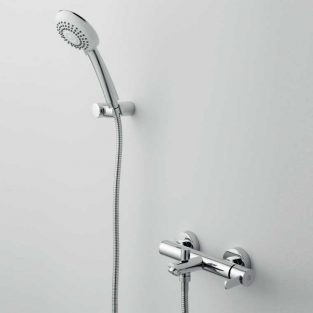 Grifo de Baño Monomando con Accesorios Ducha, Delta 14 MR , Cromo