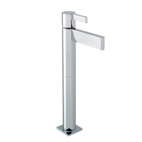 Grifo de Lavabo Alto, Monomando con Alargadera 15 cm Tanau MR, Cromo